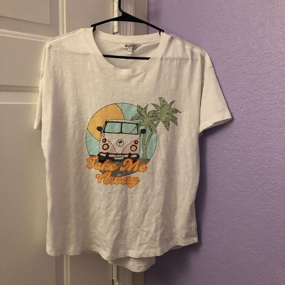Wildfox👄 Van white shirt
